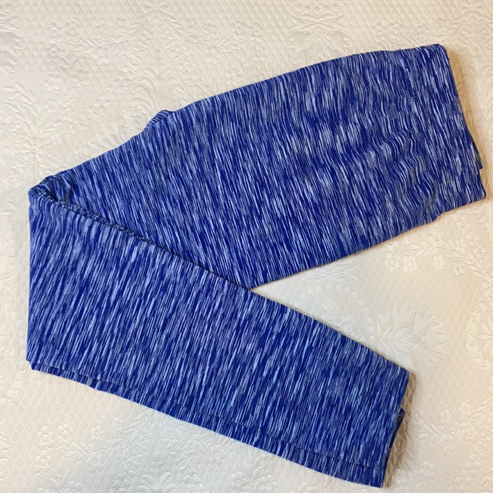 Blue patterned leggings L/XL
